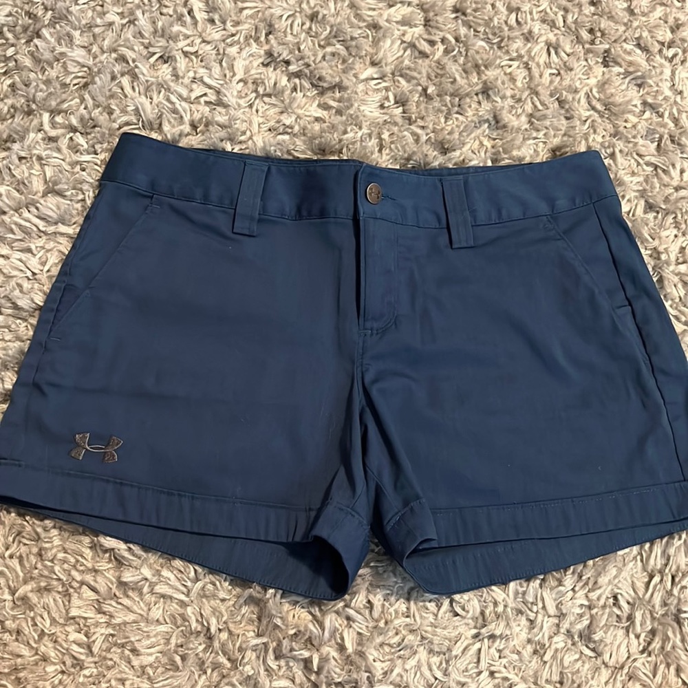 Under Armour zip front shorts